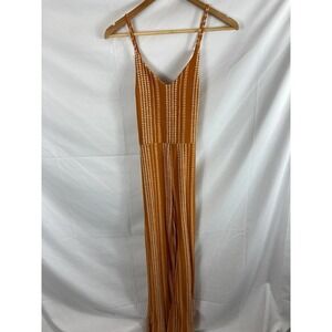 Rue 21 Orange Boho Jumpsuit Small